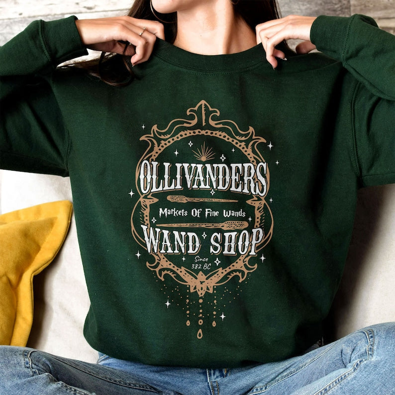 Wizard Book Casual Sweatshirt