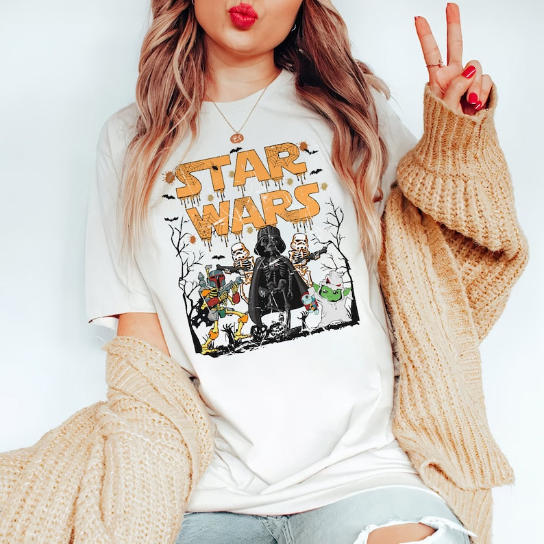 Retro Star Wars Halloween T-shirt
