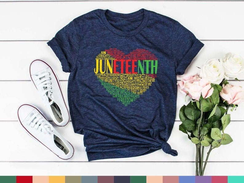 Juneteenth Definition Heart T-shirt