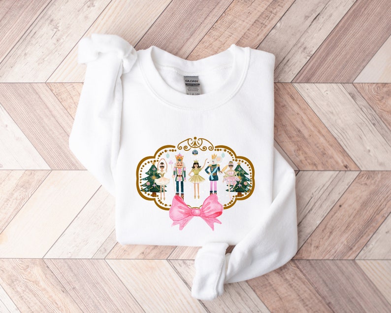 Pink Nutcracker Christmas Sweatshirt