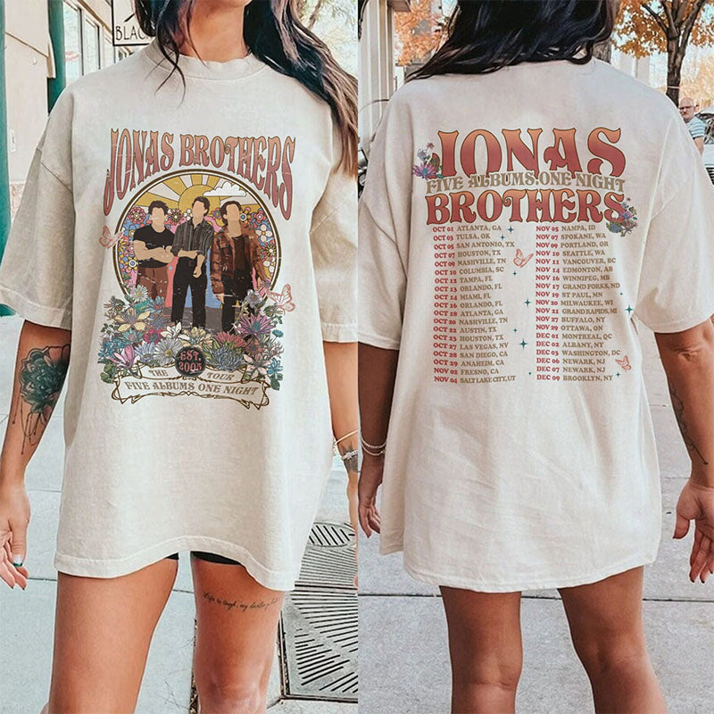 Jonas Retro 90's Graphic Print T-shirt