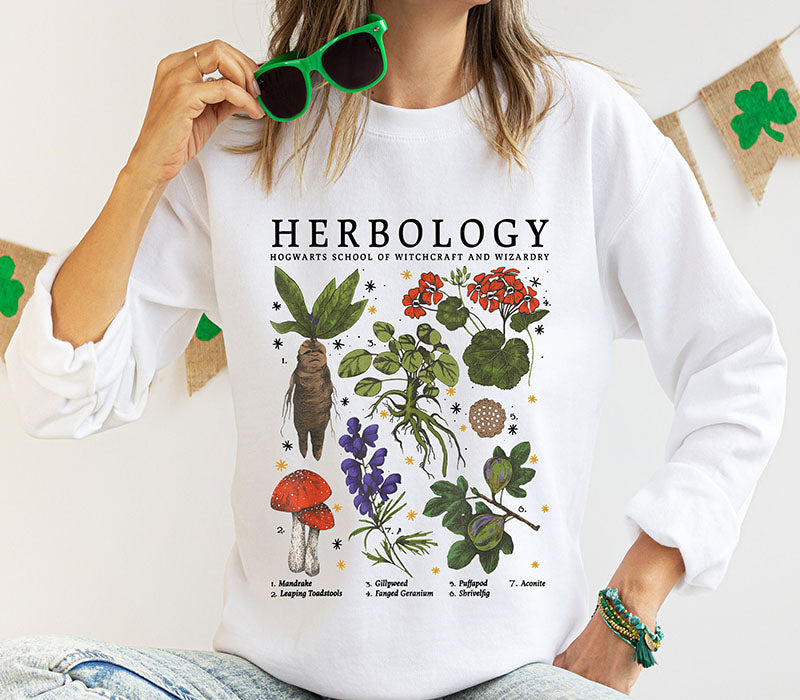 Herbology Plants Sweatshirt