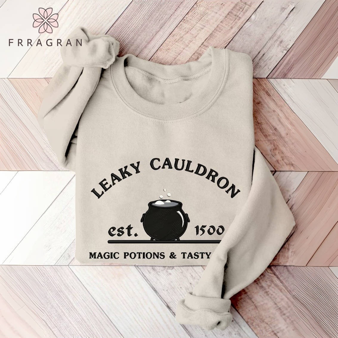 Leaky Cauldron Wizard Book Print Casual Sweatshirt